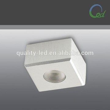 aluminum led ceiling light Surface mounted or Recessed mounted LED puck light DC12V 1w 3w Dimmable