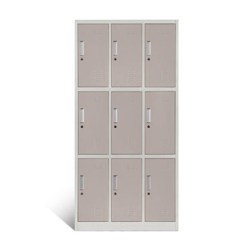 12" Steel Storage Locker Three Tier Two-tone Coloring