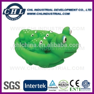 China cheap floating frog set with logo