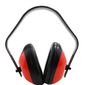 High Quality Red Plastic Safety Earmuff with Noise Reduction Protection