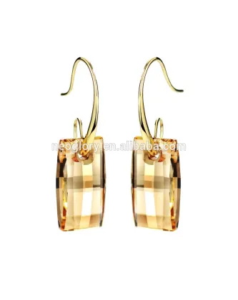 Crystal Charm Earrings Made With Swarovski Elements Imitation Jewelry