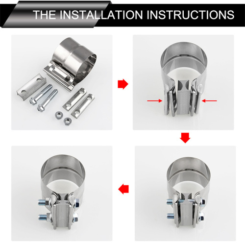 Lap Joint Band Exhaust U type pipe Clamp