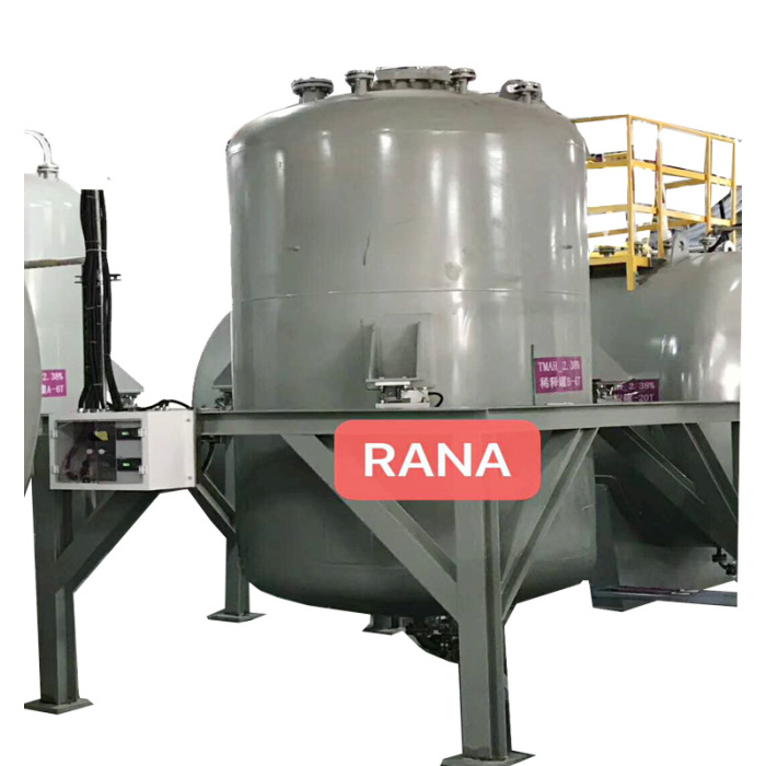 Рэзервуары для захоўвання абсталявання з PTFE/PFA/ETFE/ECTFE са сталёвай футроўкай