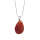 Natural Gemstone Agate Necklace with Silver Chain