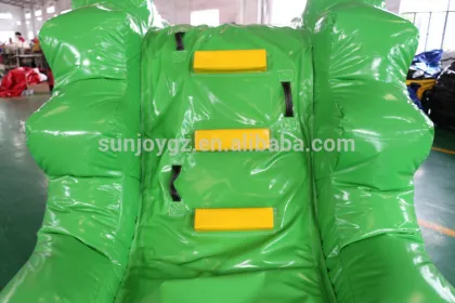 Water games tropical tahiti inflatable palm tree floating island