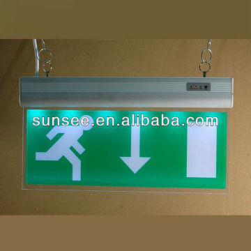 acrylic emergency exit light for 110/220V use, CE/GS/UL , LEDSIGN-0042