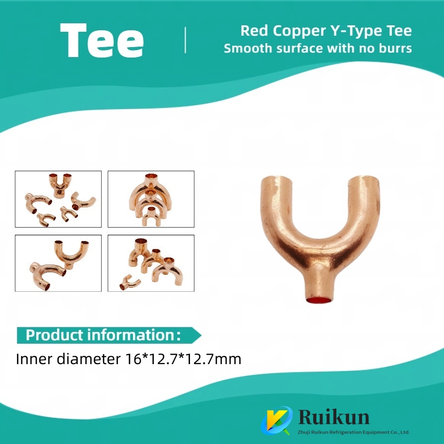 Boru Sistemleri için Üniversal Insert Bakır Y-Tee