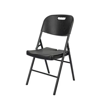 Modern Black Folding Chairs for Weddings, Parties, and Events