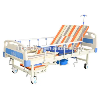 Movable household anti-skid physiotherapy bed