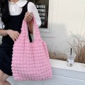 Fashionable Multi-Color Bubble Reusable Polyester Tote Bag