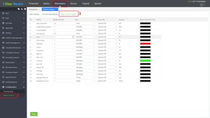 Web based cloud server attendance software