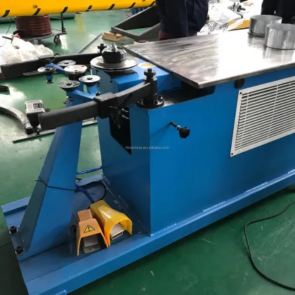 Round Duct Elbow Gore Locker Duct Manufacturing Machine