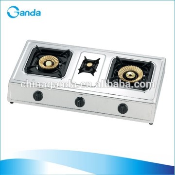 Gas Cooking Hobs/ Kitchen Gas Cooktop/Three Burners Table Gas stove