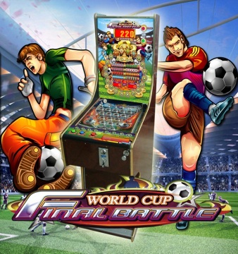 TSK Taiwan Arcade Pinball Game Machine: Soccer 9 Balls (No LCD)