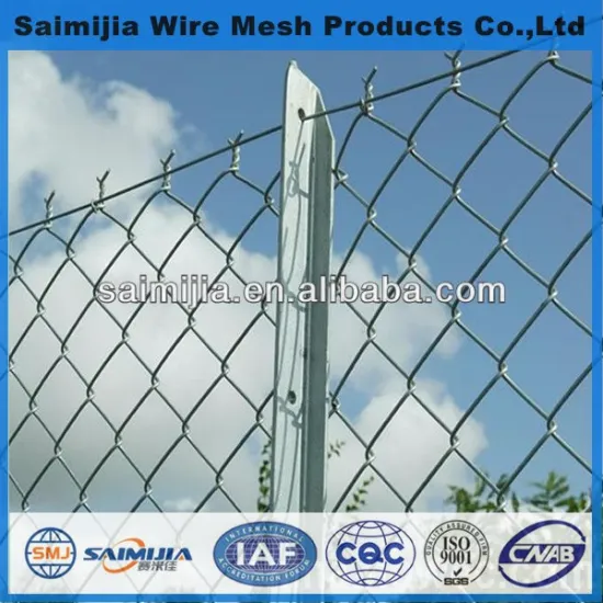 Lozenge mesh/Hook silk screen/Stainless Steel Chain Link Fence