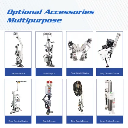 Multiheads Computer Embroidery Machine: Automatic Sequin Embroidery Machine