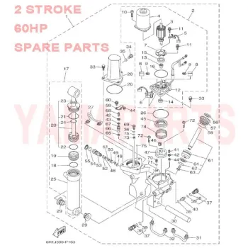 93210-10M74 O-Ring for Yamaha Seatan 2 Stroke 60HP Outboard Engine Power Trim & Tilt Assy Spare Parts