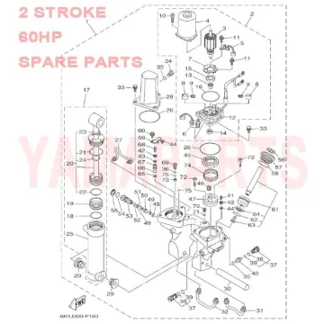 93210-10M74 O-Ring for Yamaha Seatan 2 Stroke 60HP Outboard Engine Power Trim & Tilt Assy Spare Parts