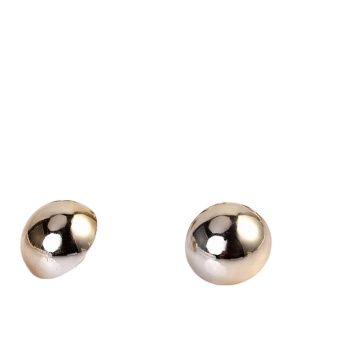 ABS UV Plated Half Ball Shank Button - Resin Plastic ABS Button Model BA60399