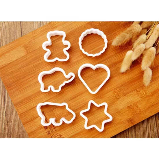 Wholesale 6PCS Food Grade Silicone Children's Baking Set & Cookie Cutters