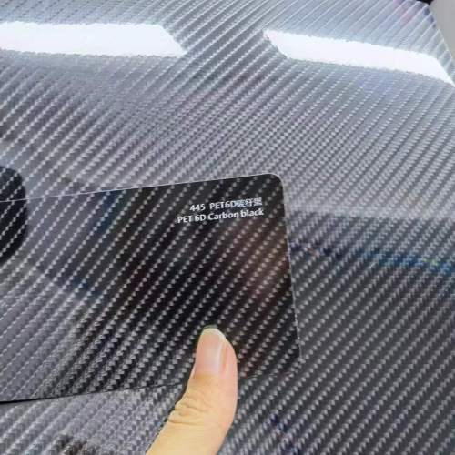 PET 6D Carbon Fiber Car Vinyl Wrap Film