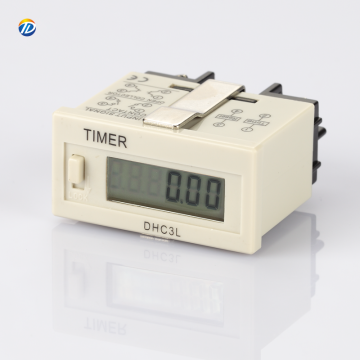 AC220V DC24V Display Dhc3l H7EC H7ET Hour Meter LCD Timer Mechanical Digital Industrial Counter