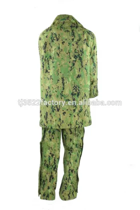 Singapore army military camouflage raincoat suit