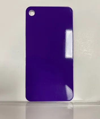 Matte white undercoat /FEVE Violet building Aluminium Sheet