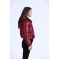 two colors contrast fashion ladies` short jacket