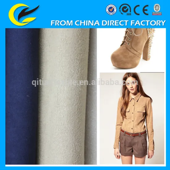 hotsale 100 polyester suede sofa elephant suede fabric