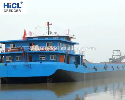 China HICL Dredger Shipyard 300t River Sand Barge with CCS Certificate