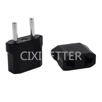 Factory Direct Power Plug Adapter: US to EU Europe Wall Adapter for Phone and Travel