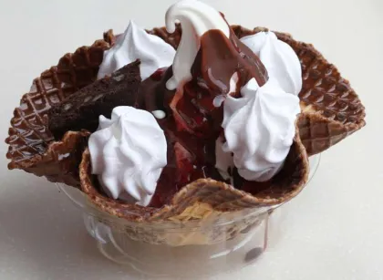 Ice cream cone bowl products