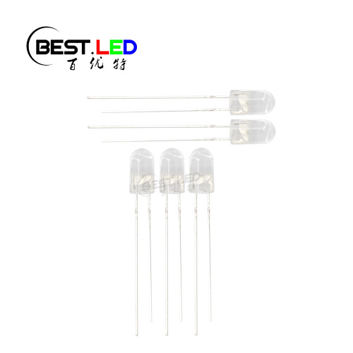 Super Bright 5mm Amber Yellow LED without Collar