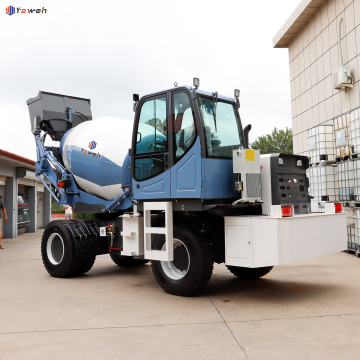 Yaweh Euro 5 Self Loading Mobile Concrete Mixer Truck 3.5m3
