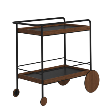 Wooden Serving Cart for Hotel and Home Bar Service - Sydney Trolley