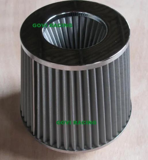 Filtro ariatico Black Universal 3 ′ ′ per il tubo di aspirazione dell'aria