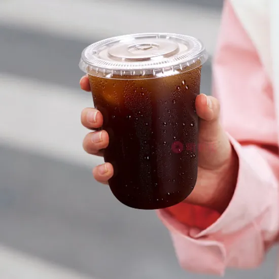 Custom Logo Disposable Plastic Pet Bubble Cup