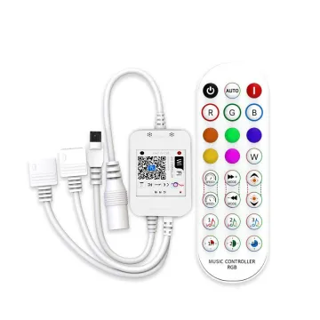 WiFi RGB Music Controller: Syncing Light with Sound