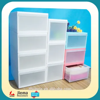 Home living room furniture folding plastic storage box baby plastic drawer
