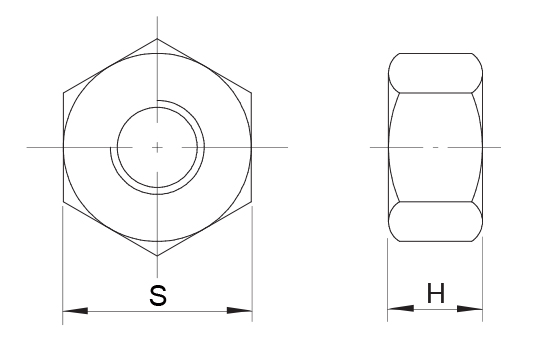 Drawing Hex Nut