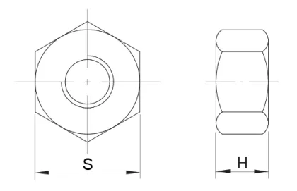 Hex Nut Din Nuts And Nuts DIN439 M2.5-M30