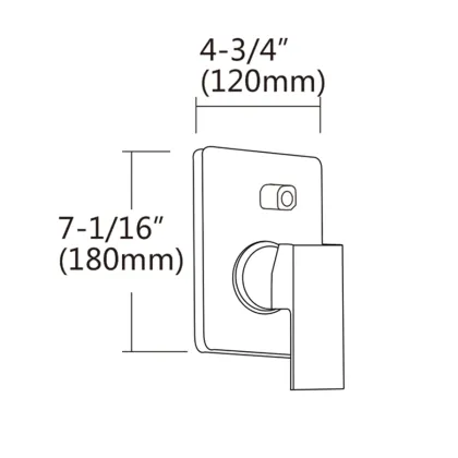 Haijun Import Goods Watermark Thermostatic Bathroom Brass Shower Handle