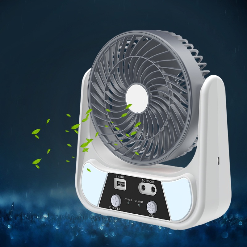 solar electric fan