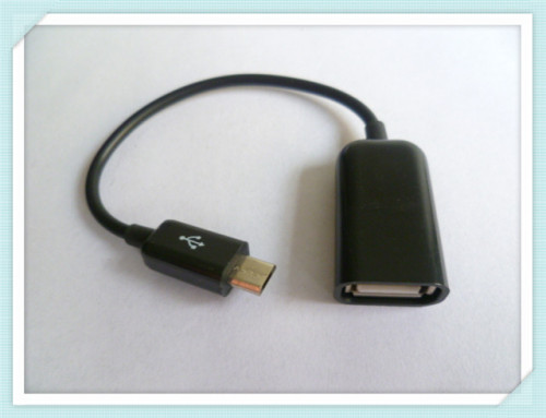 black /low price OTG cable Smart phone and Tablet manufacturer