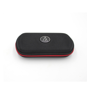 Creative rubber rectangle durable nylon earphone carrying case