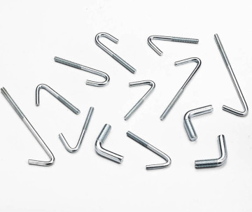 Saiz bolt J Pasifik Khas: M6, M10, M16 diameter 2.9, 3.5, 4.2, 4.8, 5.5, 6.3 - Logam dan keluli zink bersalut J bolts