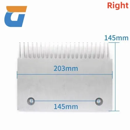 Universal XAA453AV Elevator Accessories: Kone, Otis Combi Plate in Aluminum Alloy with 22 Teeth for Kone and Xizi Escalators