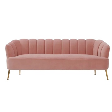 Modern Multi-Color Fabric Chesterfield Sofa