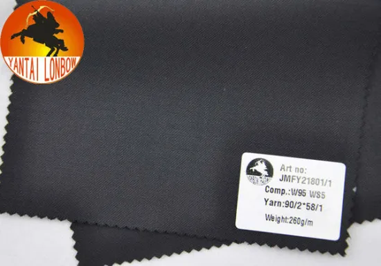 stock super120 wool cashmere fabric for men's suit
